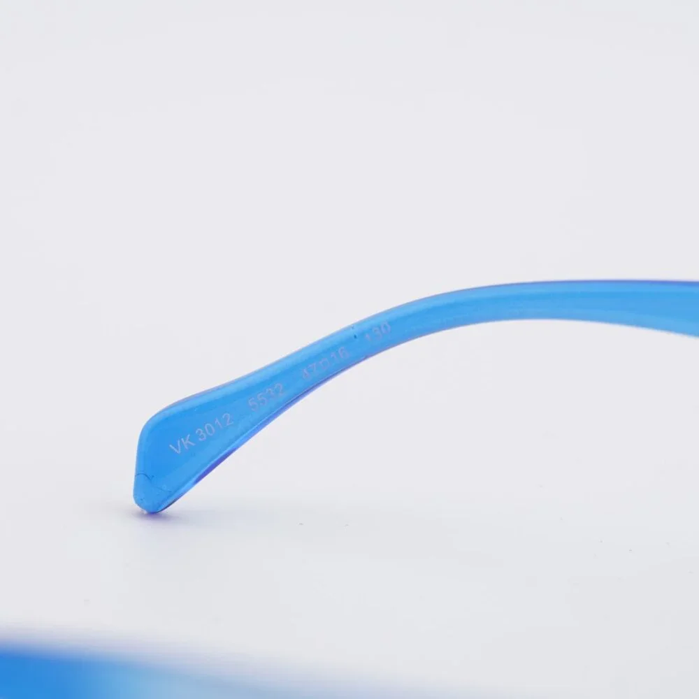 Versace Kids VK3012 5532 Eyeglasses Transparent Blue 47mm Round Frame